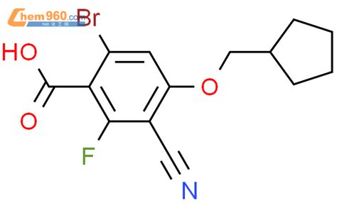 840481 51 8 Benzoic Acid 6 Bromo 3 Cyano 4 Cyclopentylmethoxy 2