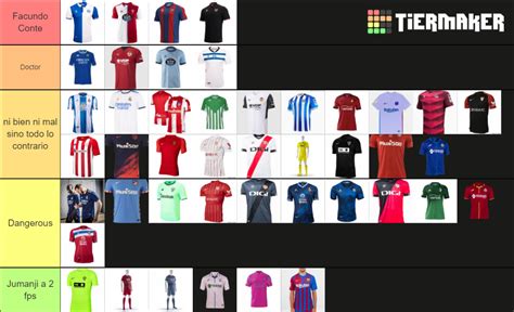 Las Nuevas Camisetas De La Liga Tier List Community Rankings