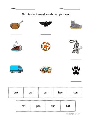 Phonics Worksheets Grade Complete With Ease Airslate Signnow