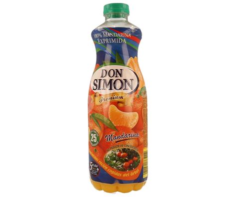 Don Simón Zumo refrigerado exprimido de mandarina sin pulpa Botella de