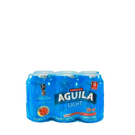 Cerveza Aguila Light Lata Six Pack X6