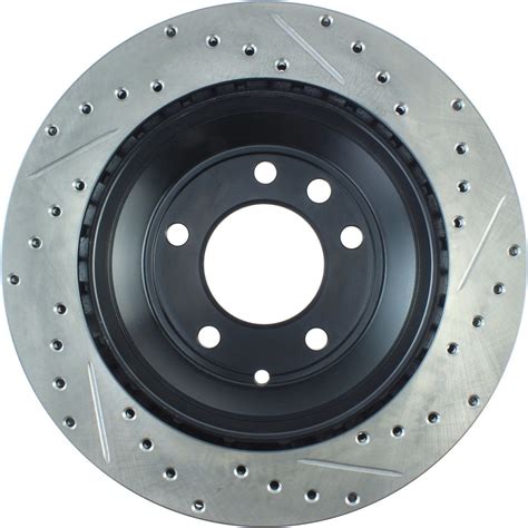 Stoptech R Sport Cross Drilled And Slotted Disc Brake Rotor Ebay