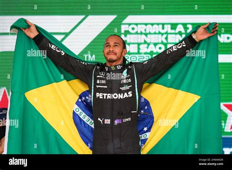 Sao Paulo Brazil 14 11 2021 Hamilton Lewis Gbr Mercedes Amg F1 Gp