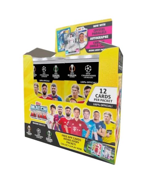 2021 2022 MATCH ATTAX UEFA Champions League Booster Box 99 95