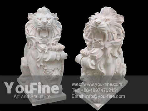 Lion Marble Sculpture high quallity - YouFine Sculpture