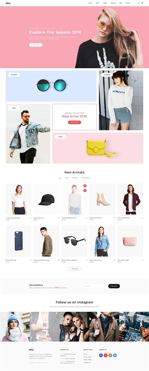 Atu Fashion Shop On Behance