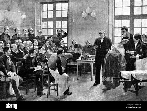 Jean Martin Charcot 1825 1893 Dando Una Conferencia En La Salpetriere