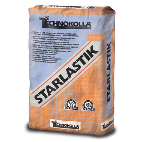 Fixing Adhesive Mortar STARLASTIK TECHNOKOLLA For Tile Cement