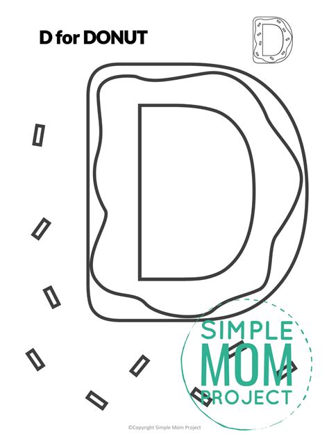 Letter D Template Printable Free Printable