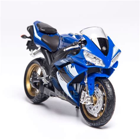 Miniatura Yamaha YZF R1 2008 1 18 Welly Machine Cult Miniaturas