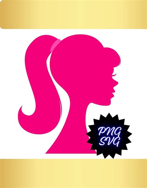 Barbie Head Svg Doll Svg Doll Head Svg Doll Silhouette Etsy