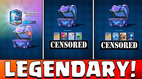 Neue LegendÄre Karte 3 Super Magical Chest Öffnen Troll Angriffe Clash Royale Deutsch