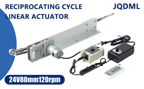 JQDML Reciprocating Cycle Linear Actuator Telescopic Motor 24V 2 8cm