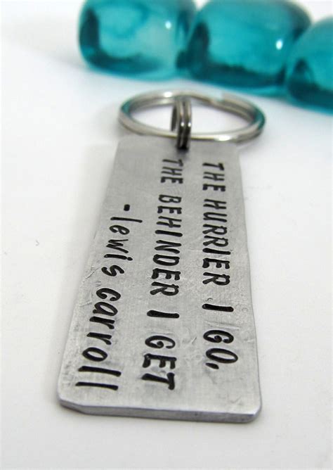 Hand Stamped Key Chain Personalized Keychain By Reginalynndesign