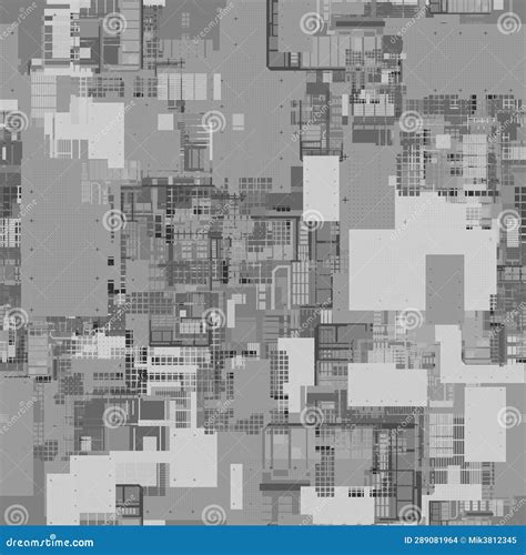 Scifi Displacement Map For 3d Stock Illustration Illustration Of