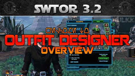 SWTOR Outfit Designer First Look - Update 3.2 Sneak Peek!