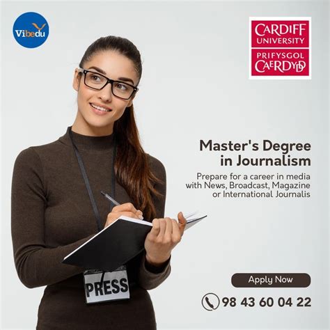 Master's degree in Journalism. | Masters degree, University abroad ...