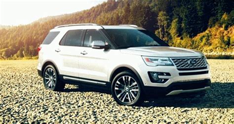 2016 Ford Explorer Colors