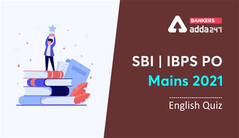 English Quizzes For SBI IBPS PO Mains 2021 23rd December