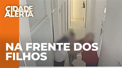 Pol Cia Prende O Homem Que Espancou A Esposa Na Frente Dos Filhos Youtube