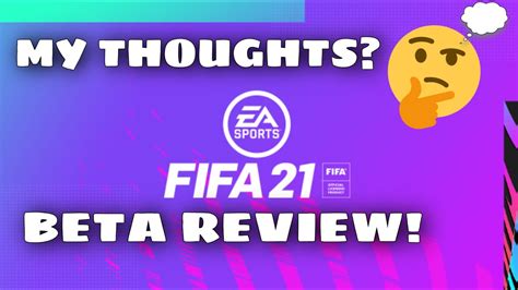 Fifa 21 Beta Review So Far Youtube