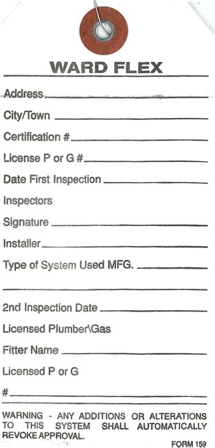 Wardflex Mass Meter Tags