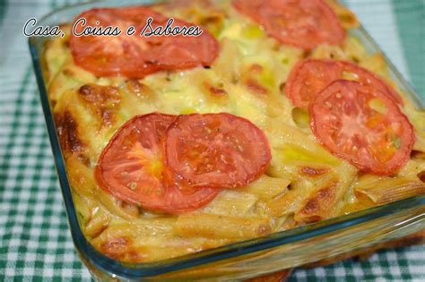 Receita de férias macarrão de forno recheado