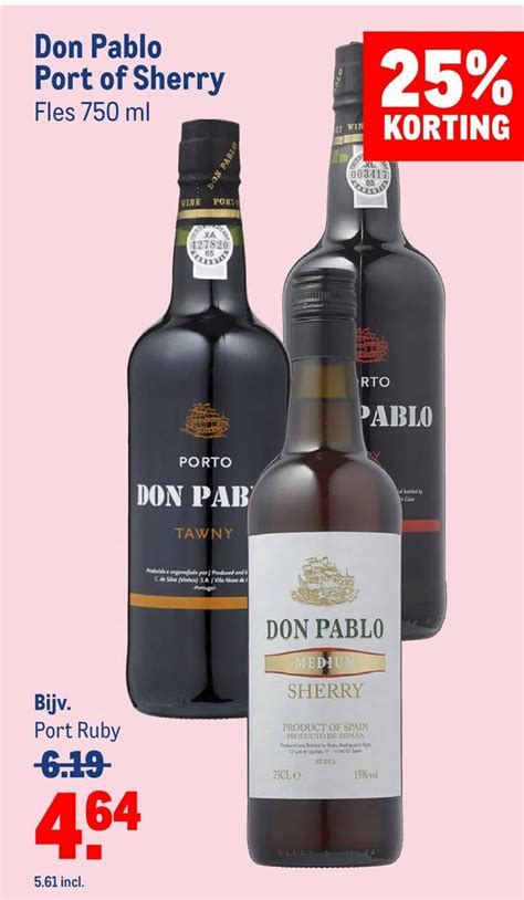 Don Pablo Port Of Sherry Aanbieding Bij Makro