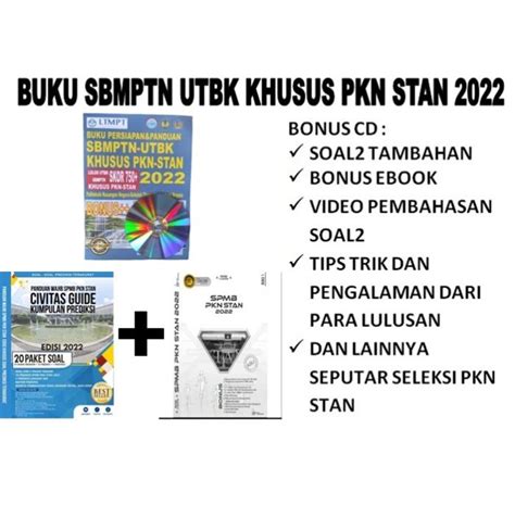 BUKU SBMPTN UTBK KHUSUS PKN STAN 2022 Lazada Indonesia