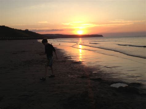 Sunset from Whitby Beach | Sunset, Whitby, Picturesque