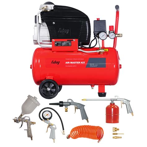Компрессор масляный коаксиальный FUBAG AIR MASTER KIT ( + 6 предметов ...