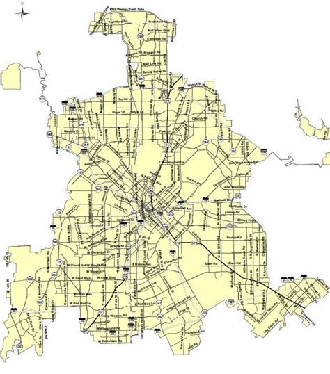 Mapas Detallados De Dallas Para Descargar Gratis E Imprimir Bank Home