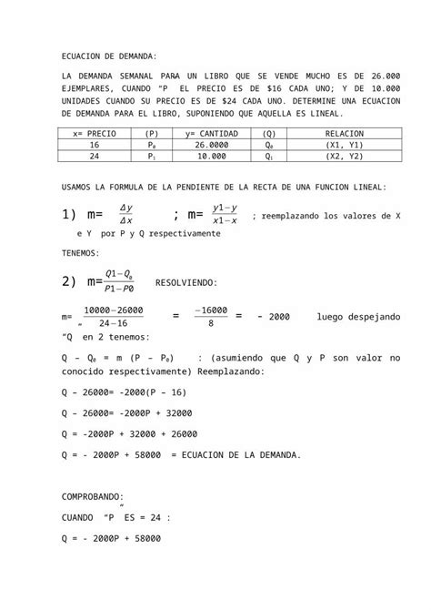 DOCX Ecuacion De Demanda DOKUMEN TIPS