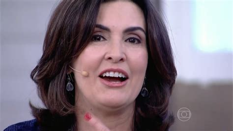 Foto Fátima Bernardes se emocionou durante o Encontro desta sexta