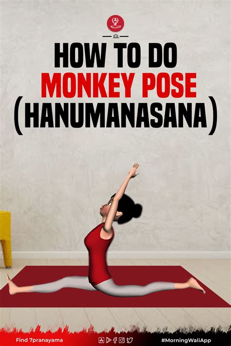 Monkey Pose Hanumanasana Artofit