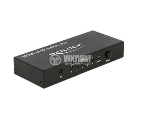 HDMI Switch With 4 Inputs And 1 Output 4K 18685 DeLock VIKIWAT