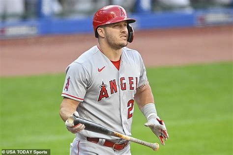 Mike Trouts Home Run Streak Ends At Seven Games One Shy Of The Record