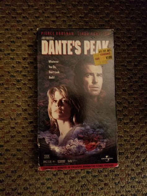 Dante S Peak VHS Tape Etsy