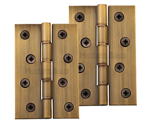 Heritage Brass 4 X 2 58 Double Phosphor Washered Butt Hinges Antique Brass Sold In Pairs