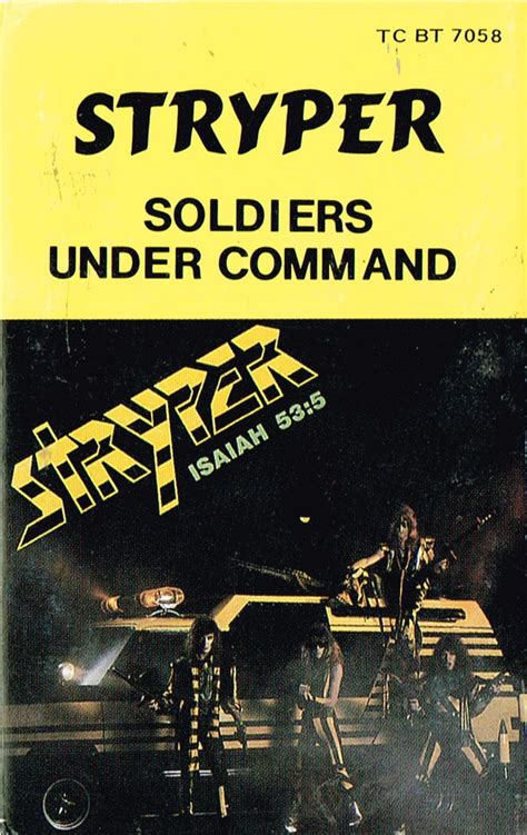 Stryper – Soldiers Under Command (1986, Cassette) - Discogs