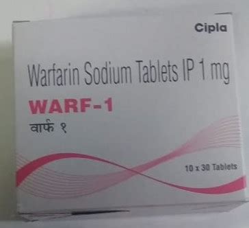 Buy Warf Mg Warfarin Sodium Ip Mg By Cipla Ltd At The Best Price