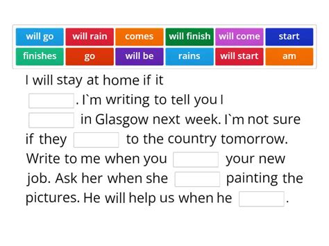 Rainbow English 6, Unit 5 Step 6 grammar - Complete the sentence