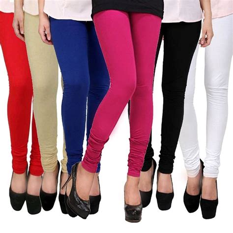 Plain Cotton Lycra Legging Packaging Type Single Piecs Size L At Rs