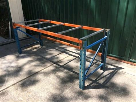 B Dexion Pallet Racking Work Bench With Free Slatwall Accessories