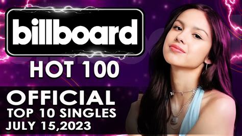 Top 10 Billboard Hot 100 Official Singles | July 15,2023 | Billboard ...