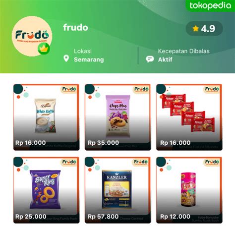 Toko Frudo Online Produk Lengkap And Harga Terbaik Tokopedia