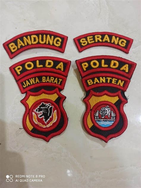 Bordir Logo Polda Lokasi Kota Seluruh Indonesia Lazada Indonesia