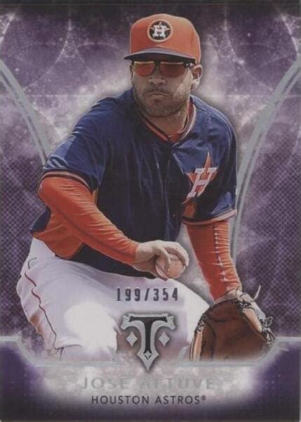 Topps Triple Threads Amethyst Jose Altuve For Sale