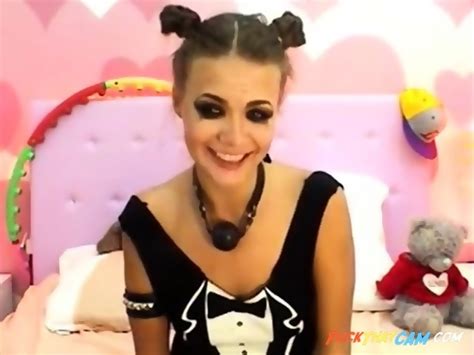 Deepthroating Herself With A Dildo And Her Fist DTD