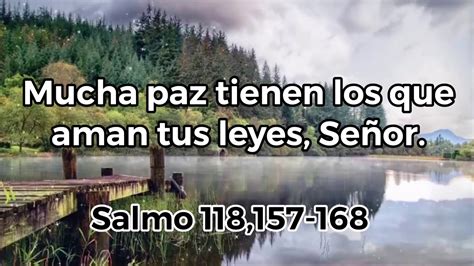 Salmo Del D A Mucha Paz Tienen Los Que Aman Tus Leyes Se Or Youtube